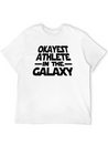 Okayest Athlete The Galaxy Lightweight Cotton T-Shirt – Daily Comfort Graphic Shirt