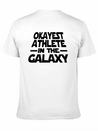 Okayest Athlete The Galaxy Lightweight Cotton T-Shirt – Daily Comfort Graphic Shirt