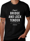 Original Bridge And Lock Tender Limited Edition Lightweight Cotton T-Shirt – Daily Comfort Graphic Shirt