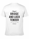 Original Bridge And Lock Tender Limited Edition Lightweight Cotton T-Shirt – Daily Comfort Graphic Shirt
