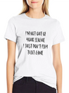 Out Of Your League White Lightweight Cotton T-Shirt – Daily Comfort Graphic Shirt