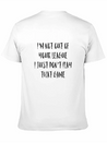 Out Of Your League White Lightweight Cotton T-Shirt – Daily Comfort Graphic Shirt