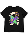 Owl Flies By Plane In The Sky Lightweight Cotton T-Shirt – Daily Comfort Graphic Shirt