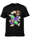 Owl Flies By Plane In The Sky Lightweight Cotton T-Shirt – Daily Comfort Graphic Shirt