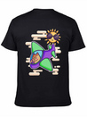 Owl Flies By Plane In The Sky Lightweight Cotton T-Shirt – Daily Comfort Graphic Shirt