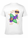 Owl Flies By Plane In The Sky Lightweight Cotton T-Shirt – Daily Comfort Graphic Shirt