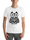 Owl Illustration Lightweight Cotton T-Shirt – Daily Comfort Graphic Shirt