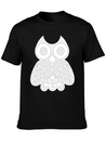 Owl Illustration Lightweight Cotton T-Shirt – Daily Comfort Graphic Shirt