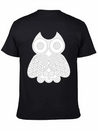 Owl Illustration Lightweight Cotton T-Shirt – Daily Comfort Graphic Shirt