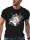 Paint Brush Baseball With Claw Lightweight Cotton T-Shirt – Daily Comfort Graphic Shirt