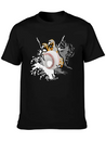 Paint Brush Baseball With Claw Lightweight Cotton T-Shirt – Daily Comfort Graphic Shirt