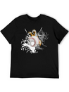 Paint Brush Baseball With Claw Lightweight Cotton T-Shirt – Daily Comfort Graphic Shirt