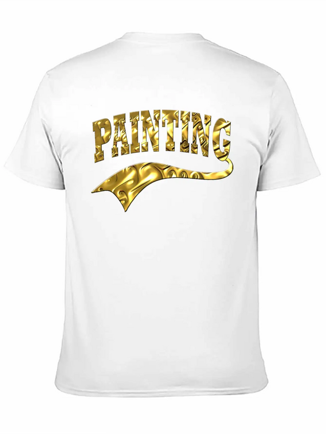 Painting Lightweight Cotton T-Shirt – Daily Comfort Graphic Shirt