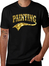 Painting Lightweight Cotton T-Shirt – Daily Comfort Graphic Shirt