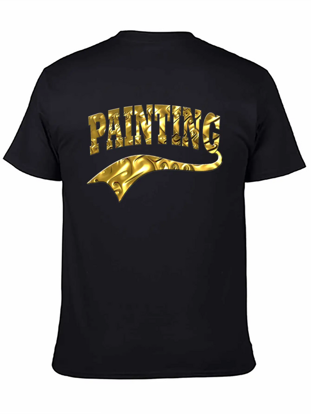 Painting Lightweight Cotton T-Shirt – Daily Comfort Graphic Shirt