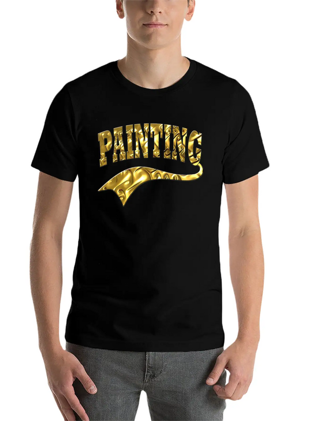 Painting Lightweight Cotton T-Shirt – Daily Comfort Graphic Shirt