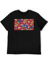 Paisley BATIK Style Bali Flowers Lightweight Cotton T-Shirt – Daily Comfort Graphic Shirt