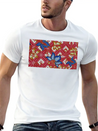 Paisley BATIK Style Bali Flowers Lightweight Cotton T-Shirt – Daily Comfort Graphic Shirt