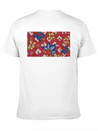 Paisley BATIK Style Bali Flowers Lightweight Cotton T-Shirt – Daily Comfort Graphic Shirt