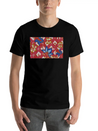 Paisley BATIK Style Bali Flowers Lightweight Cotton T-Shirt – Daily Comfort Graphic Shirt