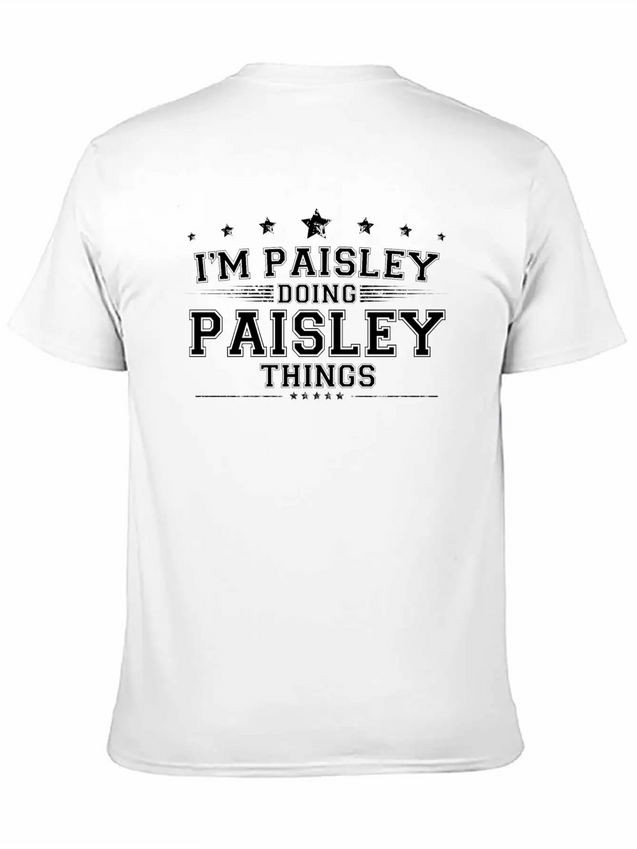Paisley Lightweight Cotton T-Shirt – Daily Comfort Graphic Shirt