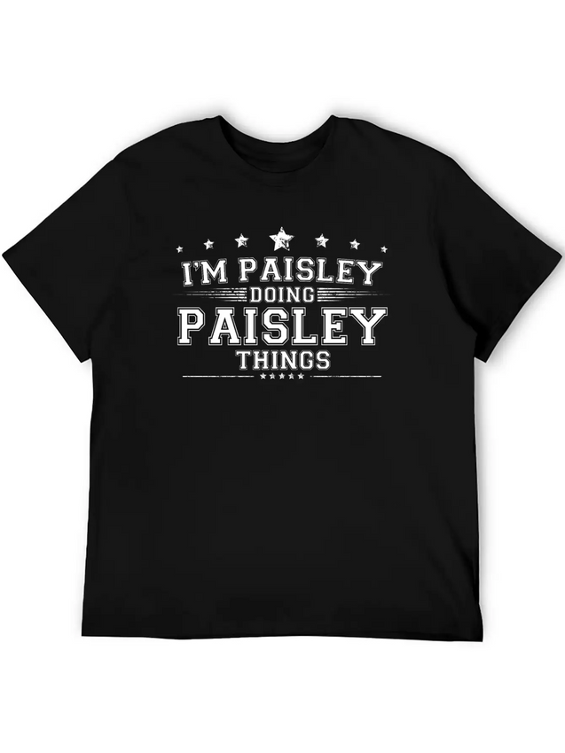 Paisley Lightweight Cotton T-Shirt – Daily Comfort Graphic Shirt