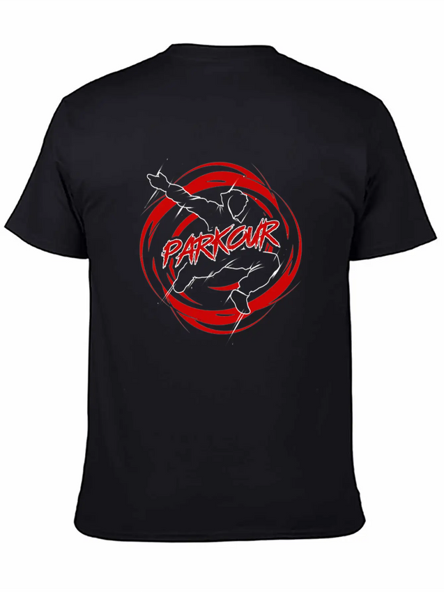 Parkour & Freerunning Jumping Twist Training Gift Lightweight Cotton T-Shirt – Daily Comfort Graphic Shirt