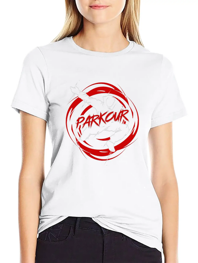 Parkour & Freerunning Jumping Twist Training Gift Lightweight Cotton T-Shirt – Daily Comfort Graphic Shirt