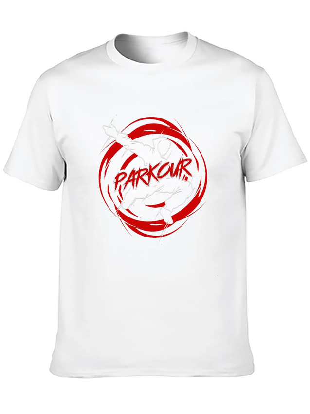 Parkour & Freerunning Jumping Twist Training Gift Lightweight Cotton T-Shirt – Daily Comfort Graphic Shirt