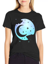 Pastel Goth Spiritual Moon Kawaii Lightweight Cotton T-Shirt – Daily Comfort Graphic Shirt