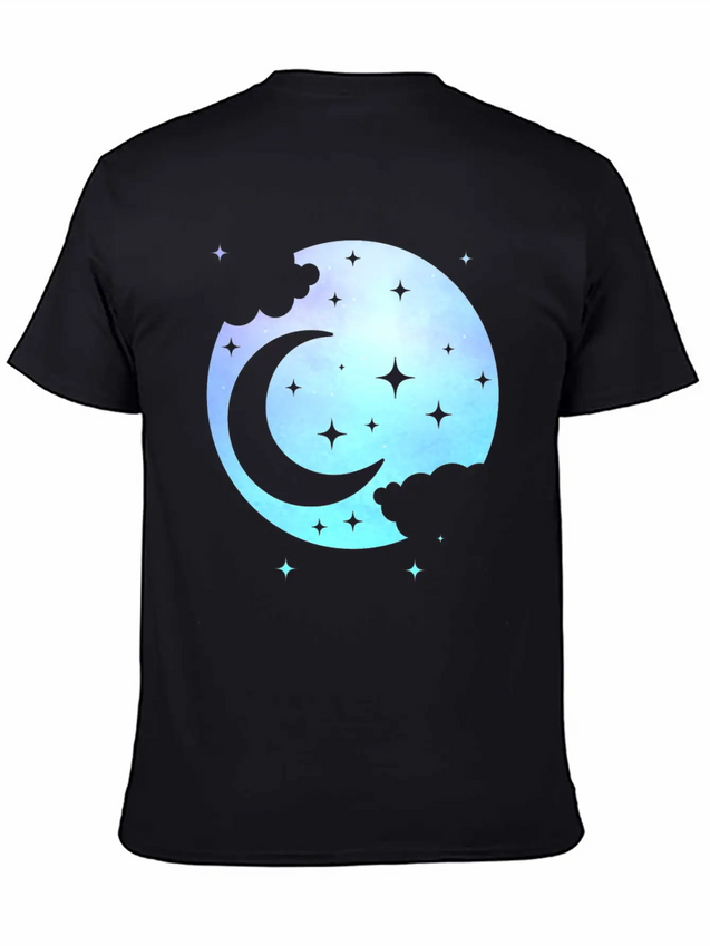 Pastel Goth Spiritual Moon Kawaii Lightweight Cotton T-Shirt – Daily Comfort Graphic Shirt