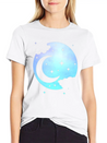 Pastel Goth Spiritual Moon Kawaii Lightweight Cotton T-Shirt – Daily Comfort Graphic Shirt