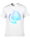 Pastel Goth Spiritual Moon Kawaii Lightweight Cotton T-Shirt – Daily Comfort Graphic Shirt