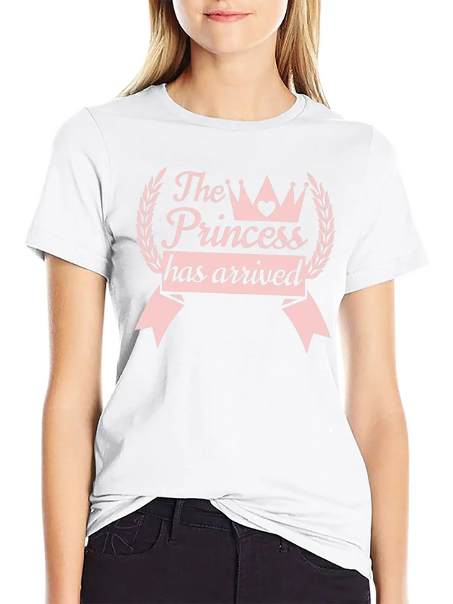 Pastel Princess Girl Lightweight Cotton T-Shirt – Daily Comfort Graphic Shirt