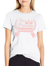 Pastel Princess Girl Lightweight Cotton T-Shirt – Daily Comfort Graphic Shirt