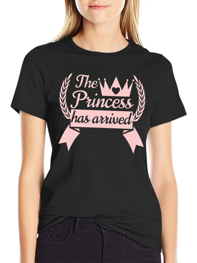 Pastel Princess Girl Lightweight Cotton T-Shirt – Daily Comfort Graphic Shirt