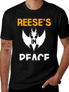 PEACE HALLOWEEN FLY SHIRT TSHIRT Lightweight Cotton T-Shirt – Daily Comfort Graphic Shirt