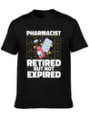 Pharmacist Pharmacy Retired Lightweight Cotton T-Shirt – Daily Comfort Graphic Shirt