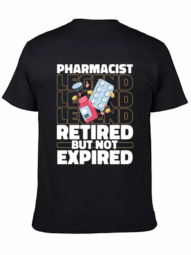 Pharmacist Pharmacy Retired Lightweight Cotton T-Shirt – Daily Comfort Graphic Shirt