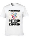 Pharmacist Pharmacy Retired Lightweight Cotton T-Shirt – Daily Comfort Graphic Shirt