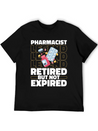 Pharmacist Pharmacy Retired Lightweight Cotton T-Shirt – Daily Comfort Graphic Shirt
