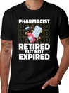 Pharmacist Pharmacy Retired Lightweight Cotton T-Shirt – Daily Comfort Graphic Shirt