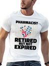Pharmacist Pharmacy Retired Lightweight Cotton T-Shirt – Daily Comfort Graphic Shirt
