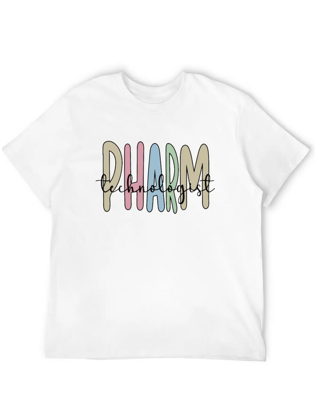 Pharmacy Technologist Pharm Tech Pharmacy Tech Lightweight Cotton T-Shirt – Daily Comfort Graphic Shirt