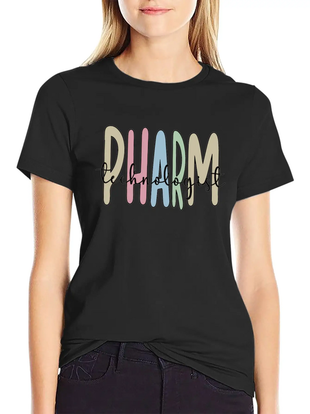 Pharmacy Technologist Pharm Tech Pharmacy Tech Lightweight Cotton T-Shirt – Daily Comfort Graphic Shirt
