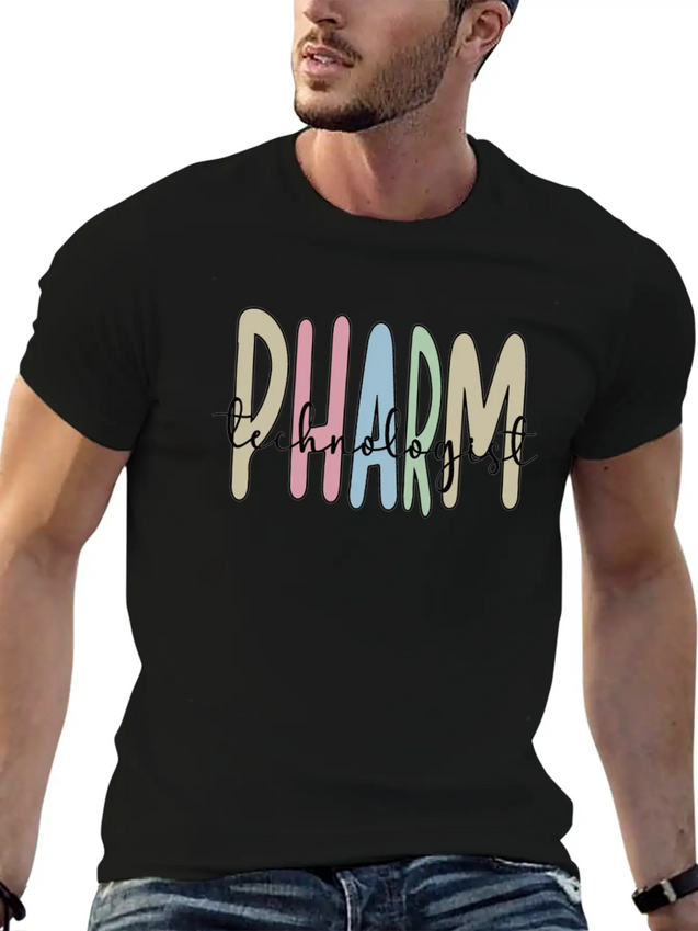 Pharmacy Technologist Pharm Tech Pharmacy Tech Lightweight Cotton T-Shirt – Daily Comfort Graphic Shirt