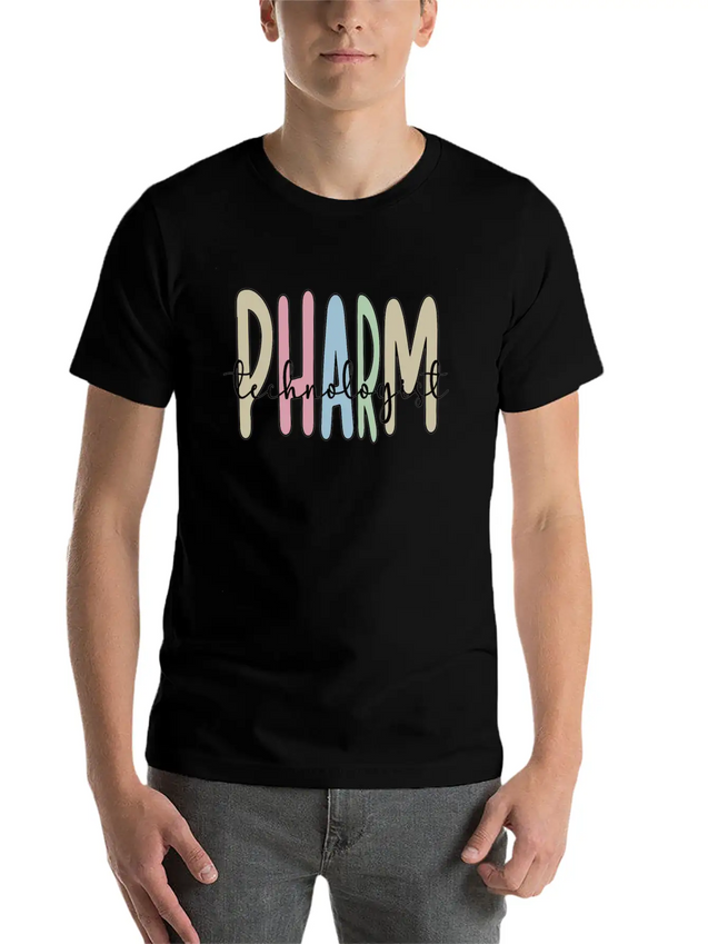 Pharmacy Technologist Pharm Tech Pharmacy Tech Lightweight Cotton T-Shirt – Daily Comfort Graphic Shirt