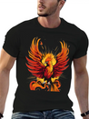 Phoenix Bird - Ancient Greek Mythology Lightweight Cotton T-Shirt – Daily Comfort Graphic Shirt
