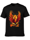 Phoenix Bird - Ancient Greek Mythology Lightweight Cotton T-Shirt – Daily Comfort Graphic Shirt