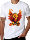 Phoenix Bird - Ancient Greek Mythology Lightweight Cotton T-Shirt – Daily Comfort Graphic Shirt